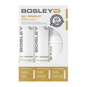 BosleyMD kit front packaging showing full three-step system and benefits