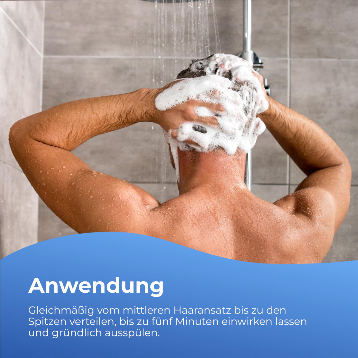 BosleyMD BosRevive on bathroom shelf in lifestyle setting for daily routine