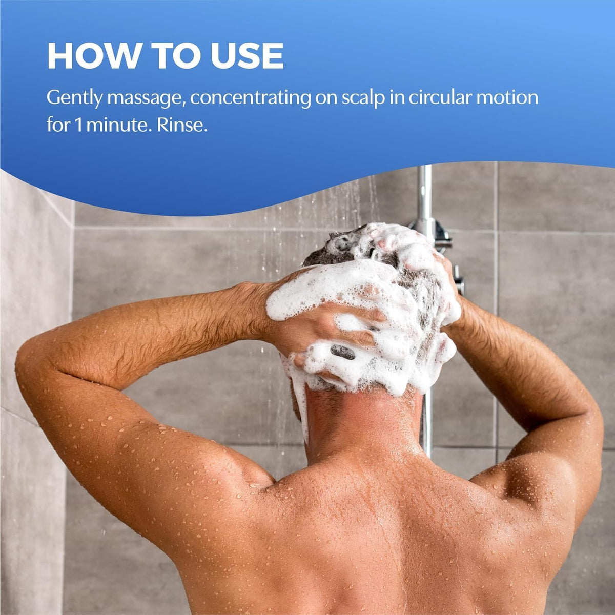 BosleyMD BosRevive scalp massage in use promoting cleaner, healthier scalp