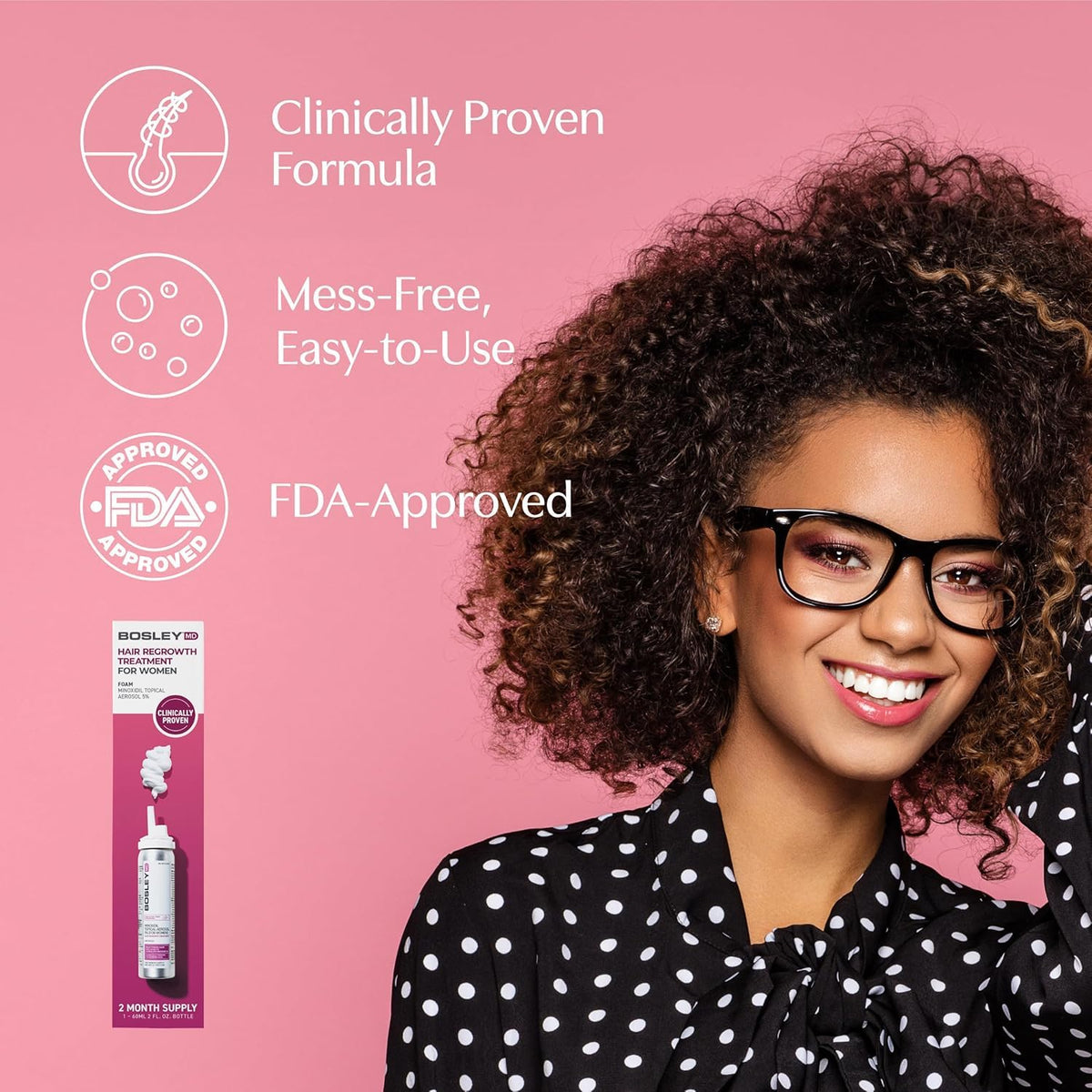 BosleyMD can next to a ruler showing 2.11 oz size for supply and portability