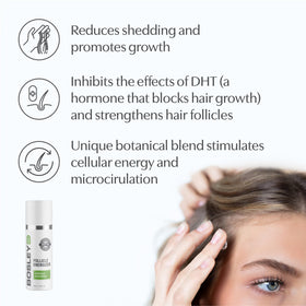 BosleyMD serum texture close-up highlighting lightweight absorption