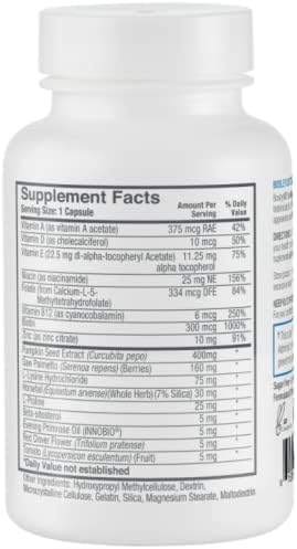 BosleyMD lifestyle morning routine with man taking supplements for fuller-looking hair