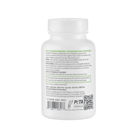 BosleyMD tablet close-up texture to show small vegan tablet for easy swallowing