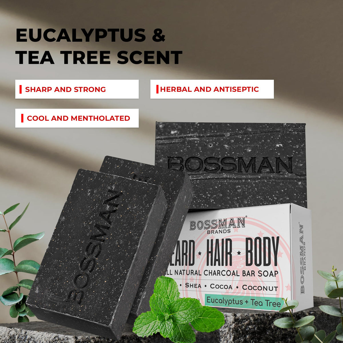 Bossman bar size comparison in hand showing compact 4 oz bar ideal for travel