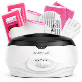 Boston Tech front view of paraffin wax warmer showing compact design and controls