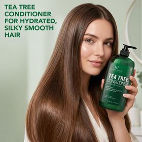 Botanic Hearth on wet hair after rinse showing smooth, detangled results