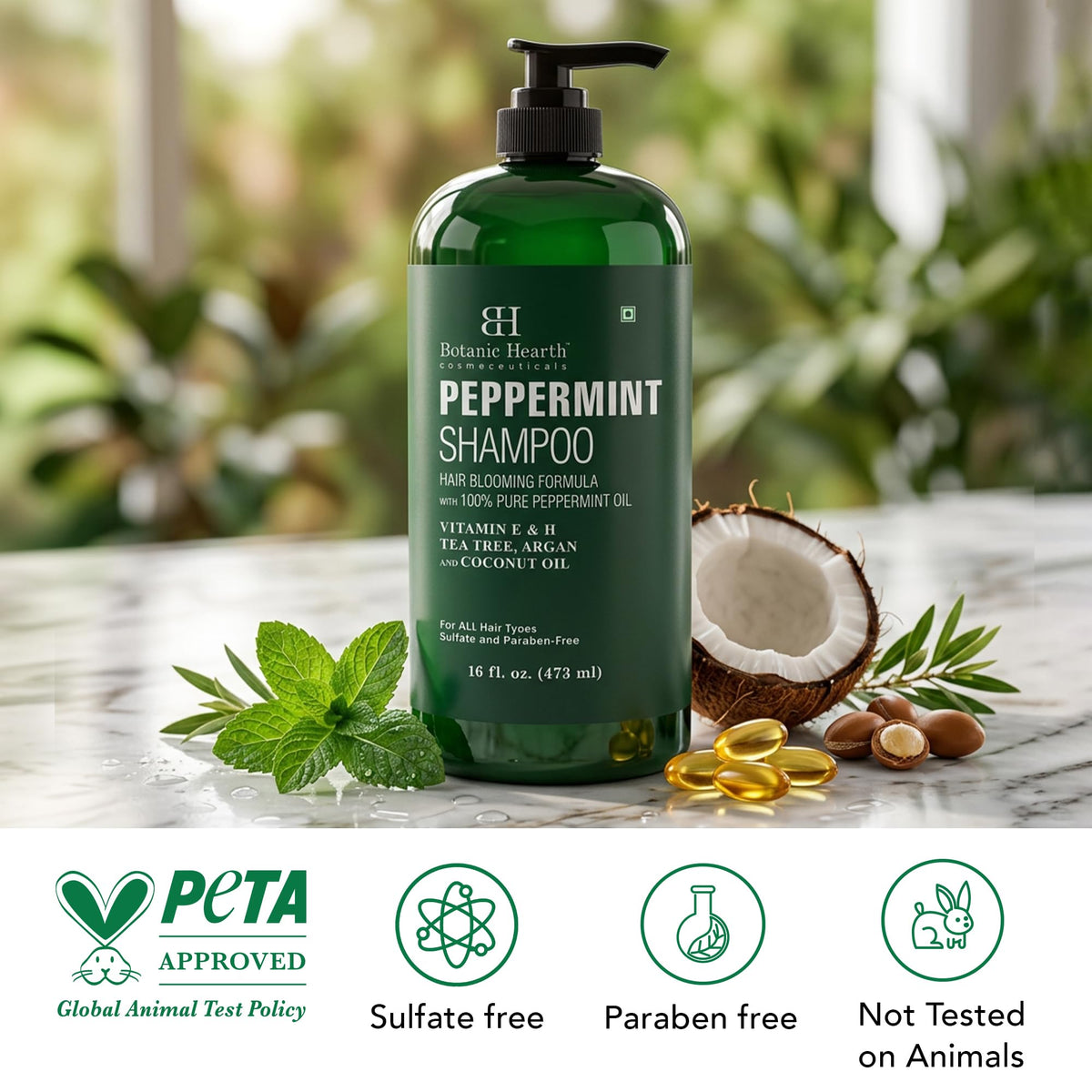 Botanic Hearth after-wash smooth hair showing improved manageability