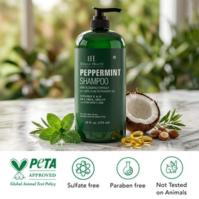Botanic Hearth after-wash smooth hair showing improved manageability