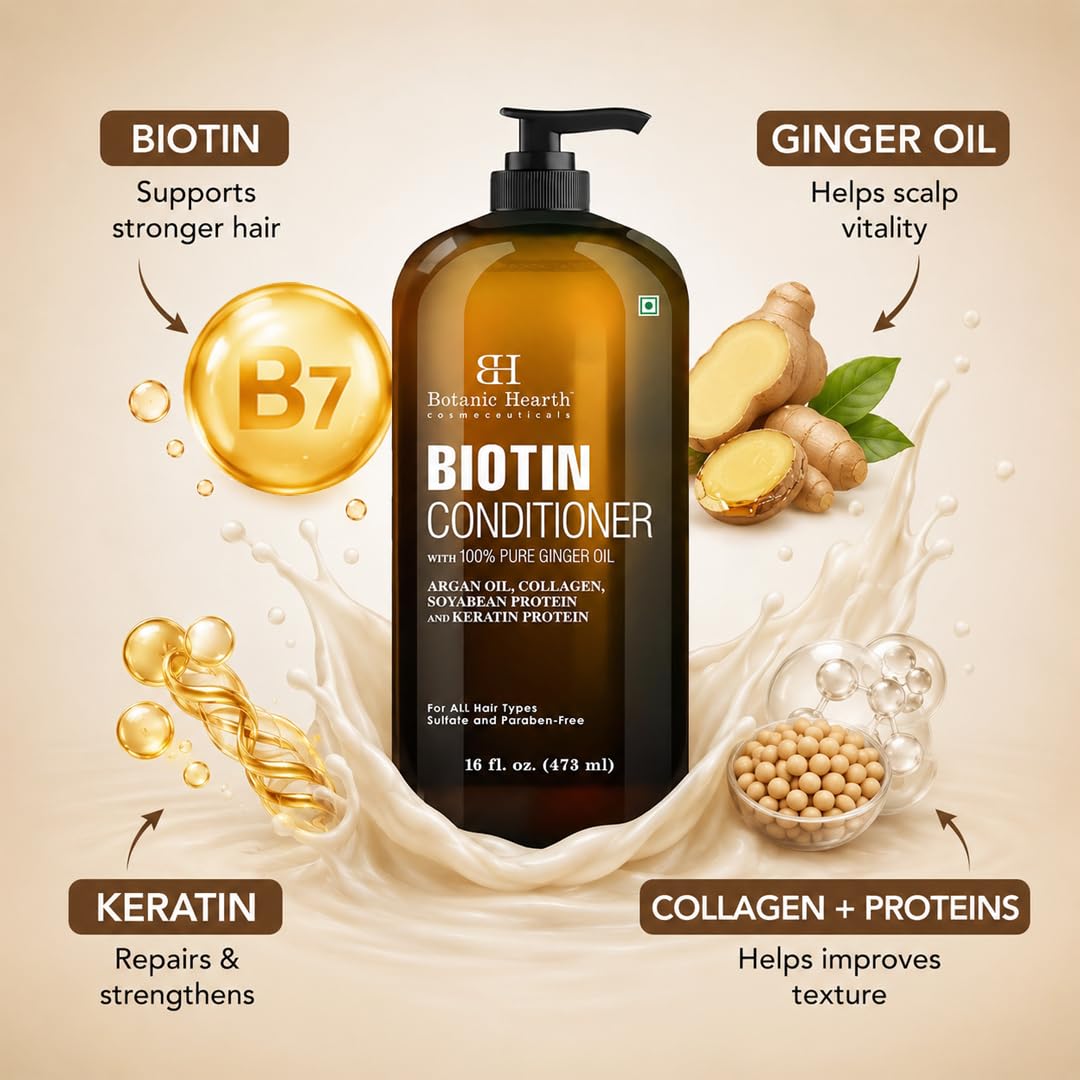 Botanic Hearth conditioner being applied in shower for detangling
