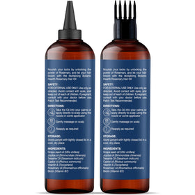 Botanic Hearth application to scalp demo demonstrating targeted root nourishment