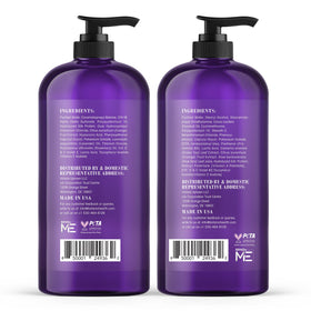 Botanic Hearth before and after blonde hair demonstrating improved cool tones benefit