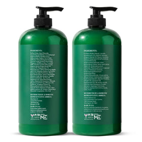 Botanic Hearth before-and-after hair comparison showing fuller-looking hair benefit