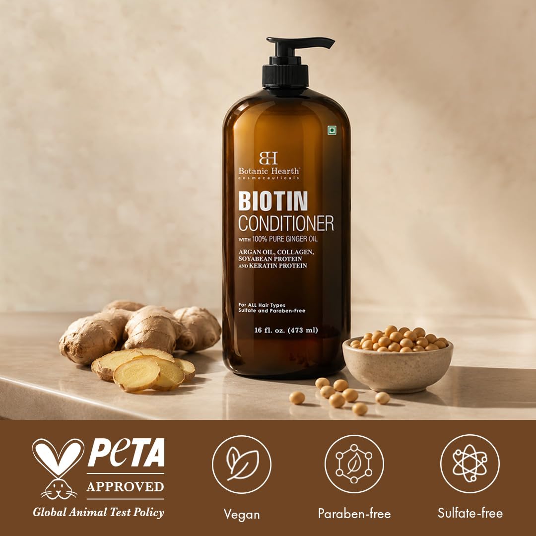 Botanic Hearth before and after hair showing improved manageability