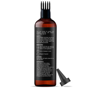 Botanic Hearth oil texture droplet highlighting lightweight absorption and shine
