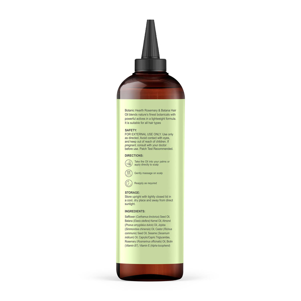 Botanic Hearth bottle by shower and towel conveying post-wash or pre-wash treatment convenience