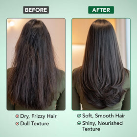 Botanic Hearth conditioner in hand demonstrating easy application and smooth glide