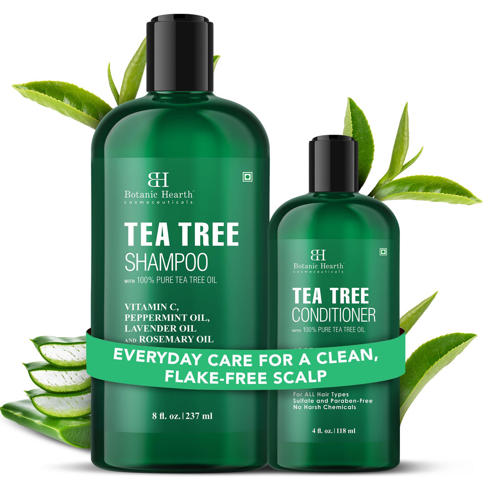 Botanic Hearth front packaging showing both bottles and benefits
