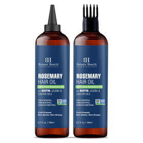 Botanic Hearth front packaging showing two amber growth oil bottles for easy replenishment