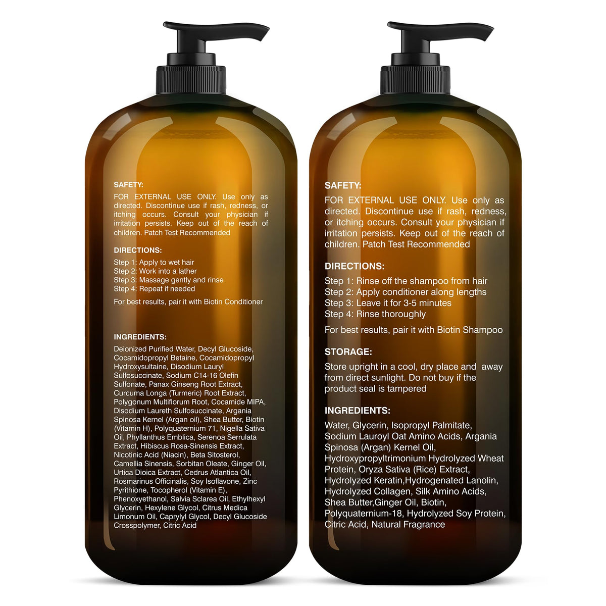 Botanic Hearth styled hair before and after using set showing fuller-looking benefit