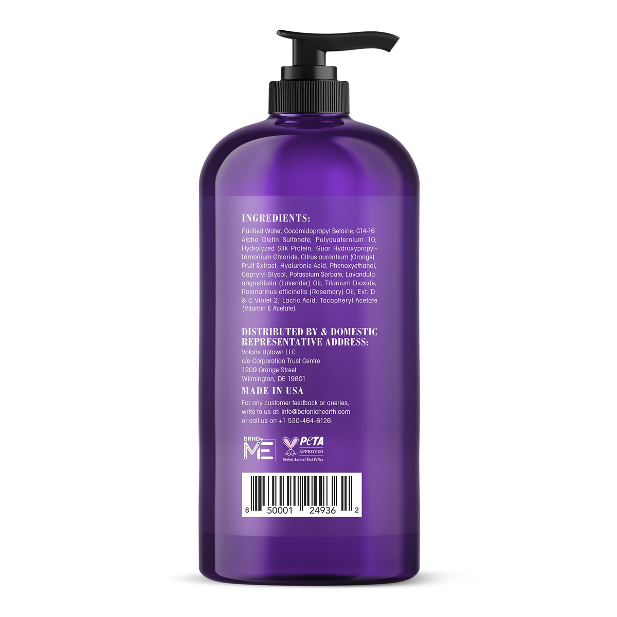 Botanic Hearth hands applying shampoo to scalp for targeted toning care