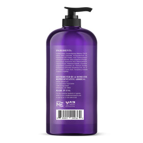 Botanic Hearth hands applying shampoo to scalp for targeted toning care