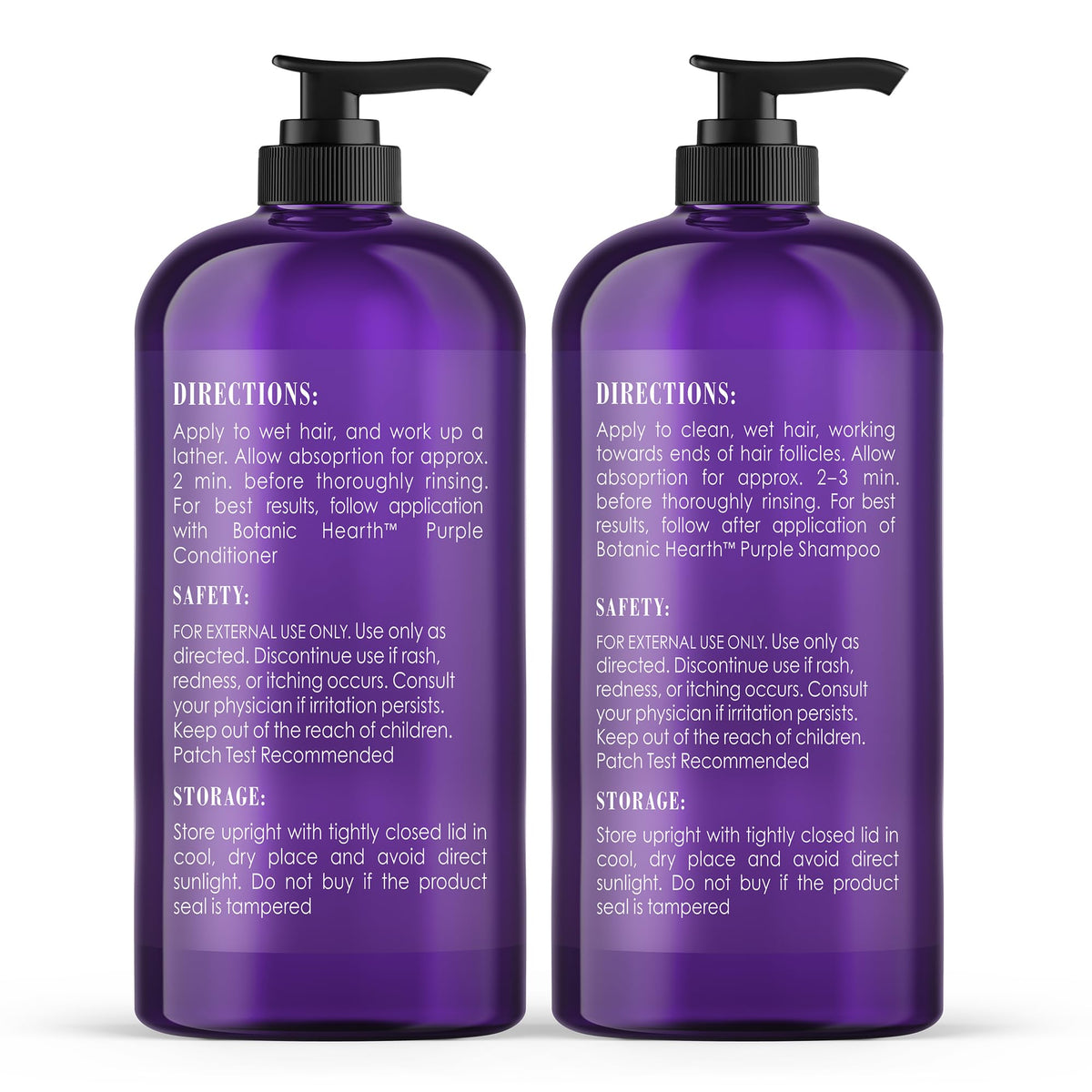 Botanic Hearth ingredient label detail emphasizing cruelty-free and clean formulation benefit