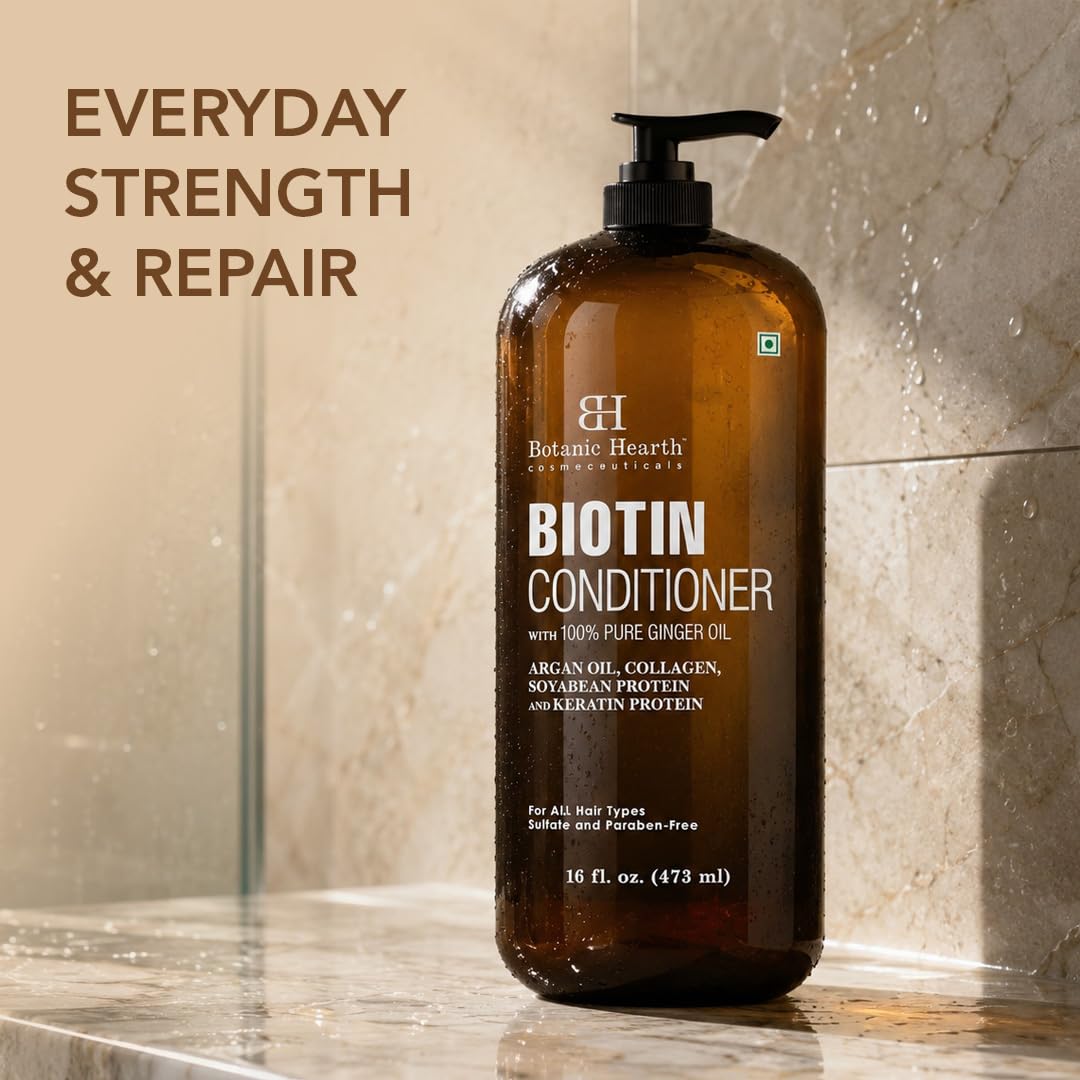 Botanic Hearth ingredient collage highlighting ginger and argan boost