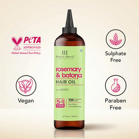 Botanic Hearth rosemary coconut avocado ingredient arrangement highlighting natural nourishing benefits
