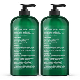 Botanic Hearth tea tree peppermint sea buckthorn ingredients arranged showing natural botanicals benefit