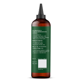 Botanic Hearth bottle on bathroom shelf lifestyle shot conveying daily use benefits