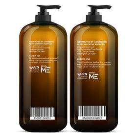 Botanic Hearth shower scene with products showing lifestyle and routine benefit