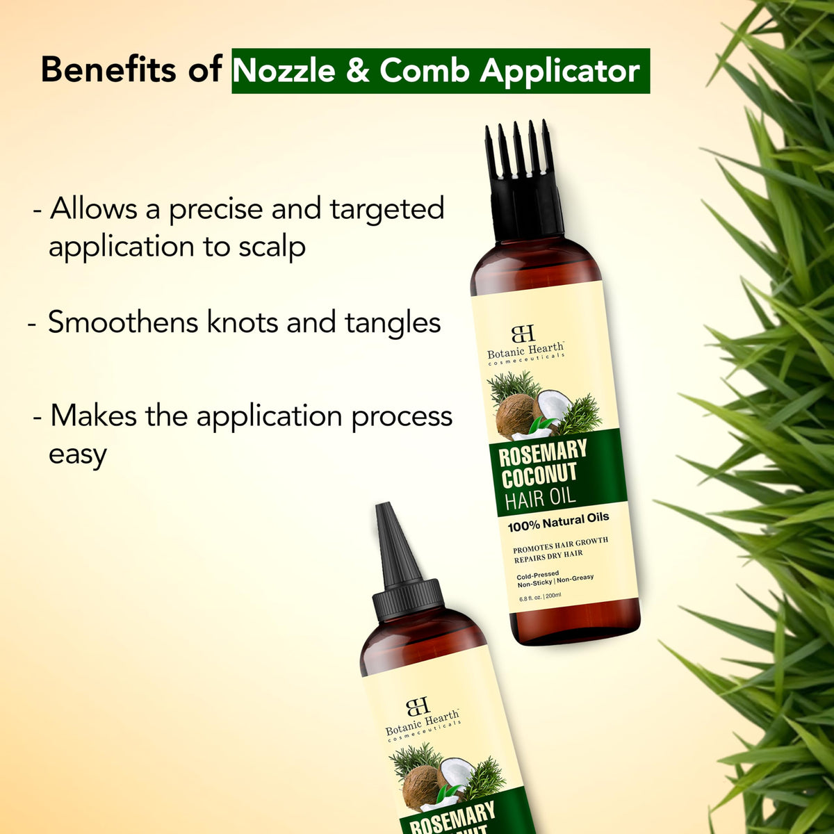 Botanic Hearth oil sheen and smooth texture demonstrating moisturization