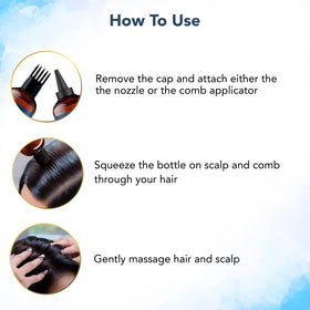 Botanic Hearth oil texture pouring to show lightweight, non-greasy absorption