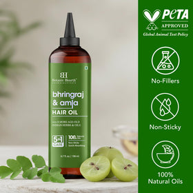 Botanic Hearth bottle on vanity in lifestyle setting suggesting easy daily routine integration