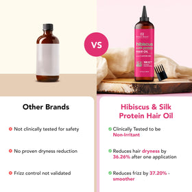 Botanic Hearth pouring oil into hands to nourish hair and boost shine instantly