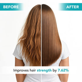 Botanic Hearth pouring oil onto hair for hydration and smoother strands