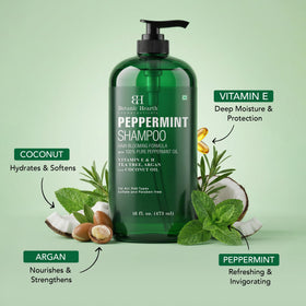 Botanic Hearth pouring shampoo texture for gentle lathering benefit