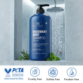 Botanic Hearth set placed in shower demonstrating in-use freshness