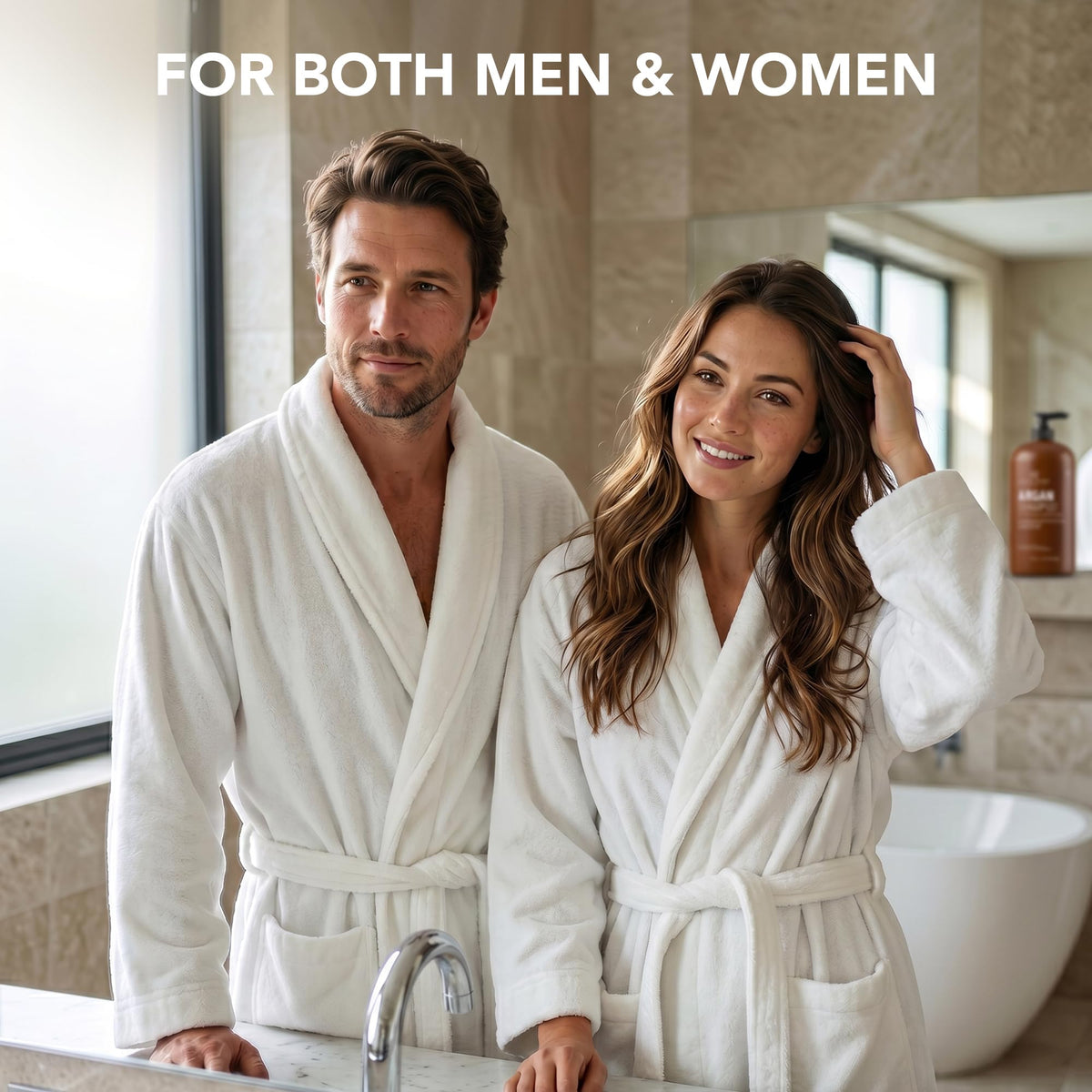 Botanic Hearth after-wash hair showing smoother, fuller benefit