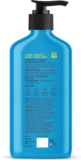 Botanic Hearth shampoo pour showing lightweight texture and lather