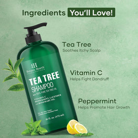 Botanic Hearth shampoo pour demonstrating creamy texture and easy application benefits