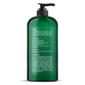 Botanic Hearth bottle next to common items showing 16 fl oz scale for size clarity