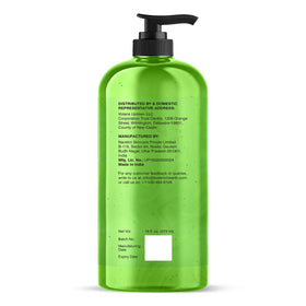Botanic Hearth gel texture on hand demonstrating gentle exfoliation
