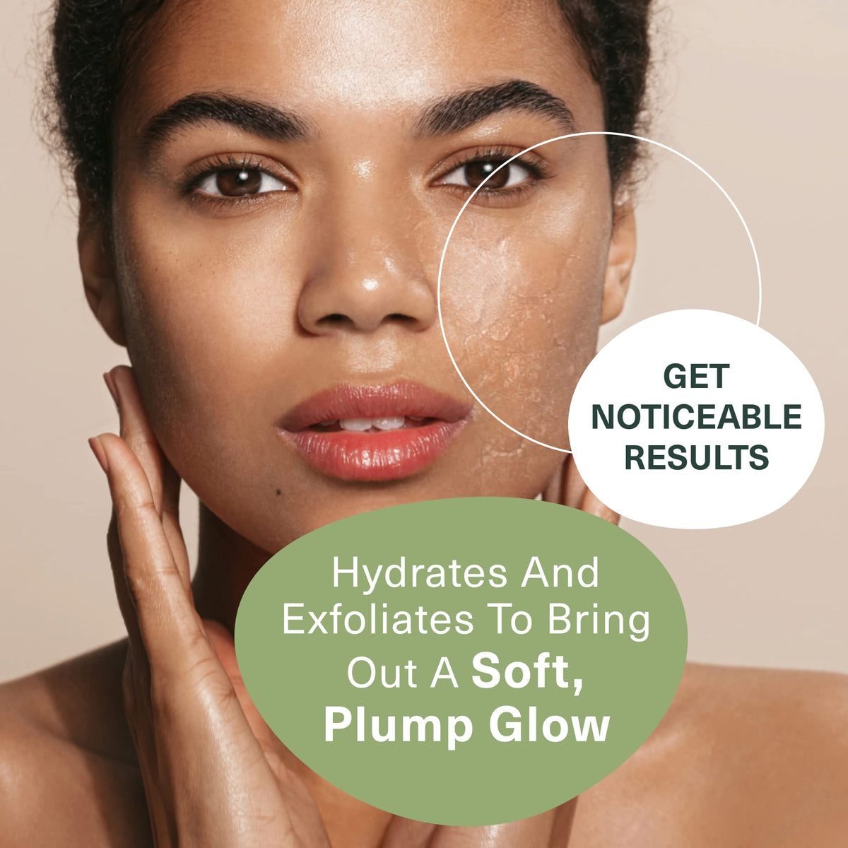 Botanic Tree lather foam on palm demonstrating gentle cleansing and rinseability