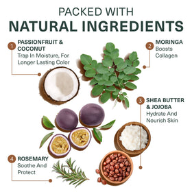 Botanic Tree ingredients label close-up emphasizing natural extracts