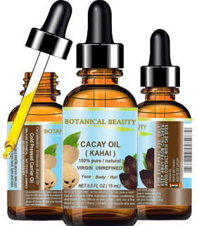 Botanical Beauty bottle front view showing clean packaging and pure oil benefit