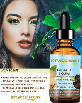 Botanical Beauty used on hair ends to show shine restoration and split-end care