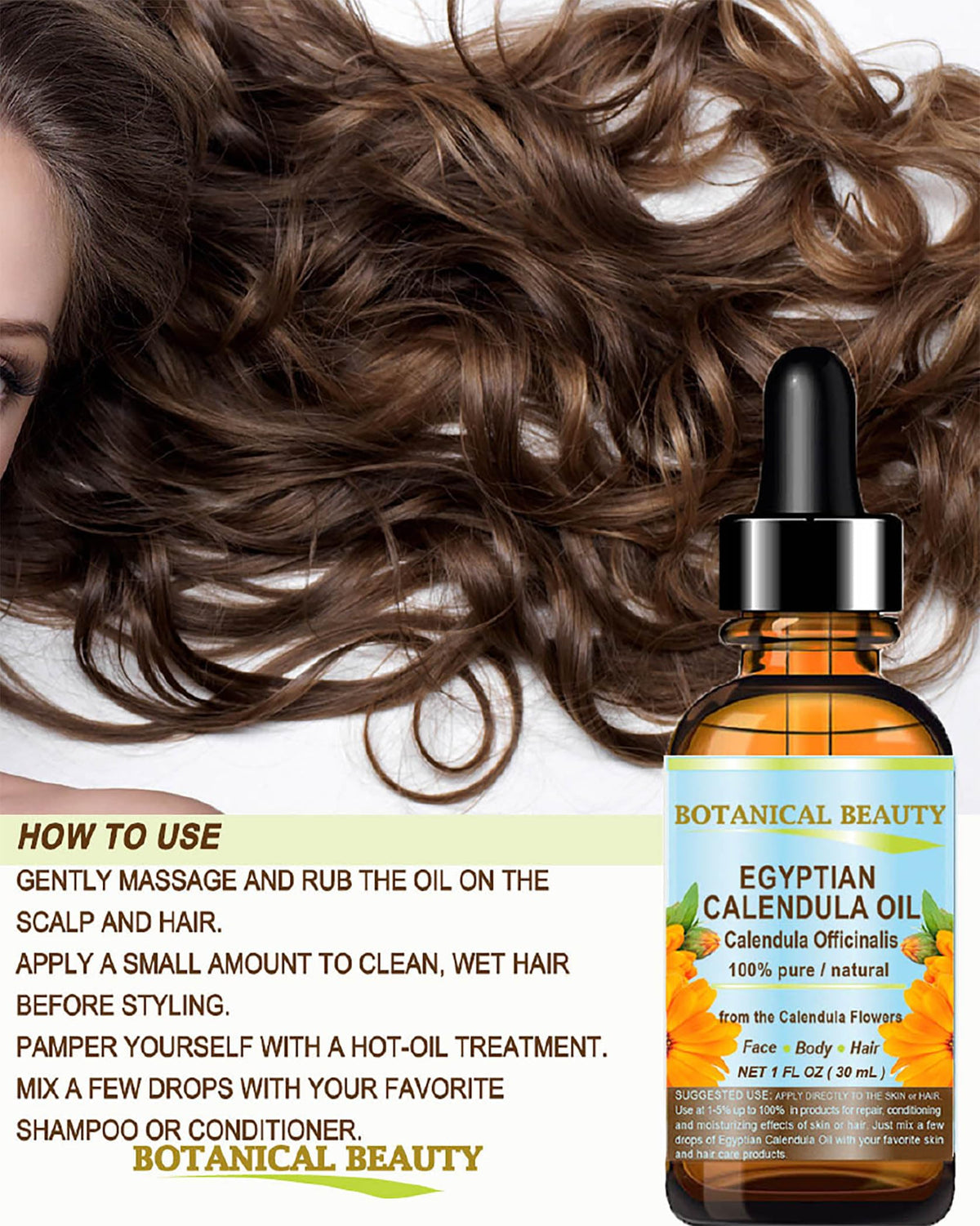 Botanical Beauty oil massaged into cuticles to condition nails