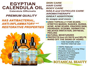 Botanical Beauty oil drop glistening to show light, fast absorption