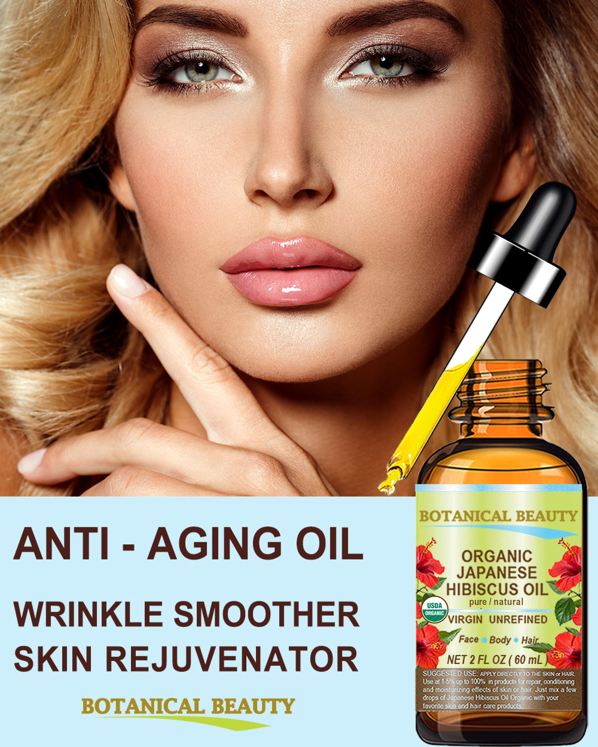 Botanical Beauty oil on nails and cuticles promoting stronger, healthier nails